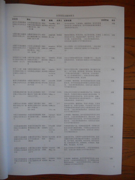 中國保險業(yè)企業(yè)黃頁可開展精準(zhǔn)營銷，電話營銷、郵件營銷、傳真營銷等等多管齊下，圓您銷售冠軍夢