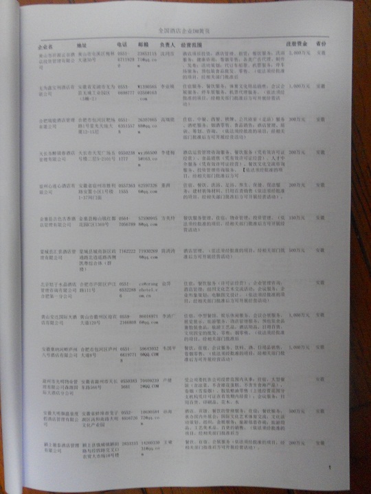 中國酒店企業(yè)黃頁可開展精準營銷，電話營銷、郵件營銷、傳真營銷等等多管齊下，圓您銷售冠軍夢