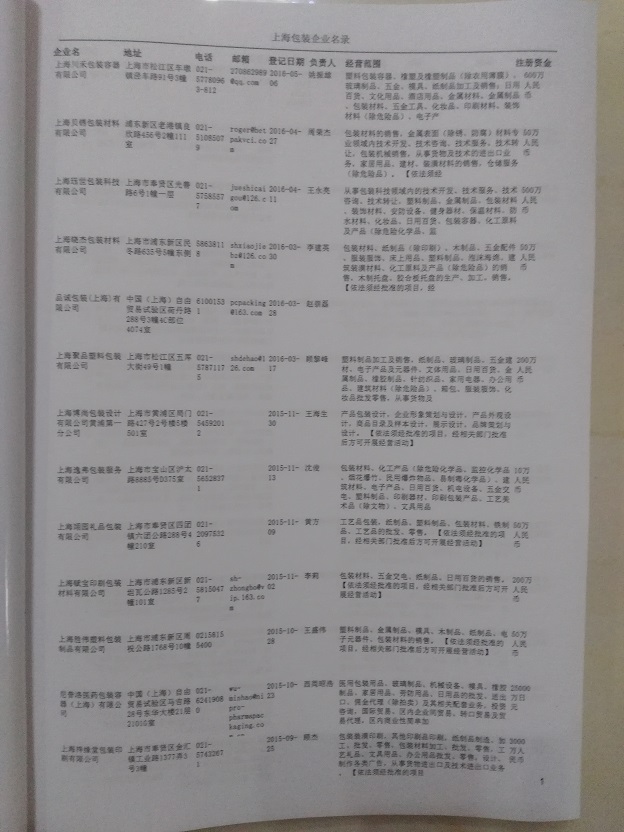 中國包裝企業(yè)黃頁可開展精準營銷，電話營銷、郵件營銷、傳真營銷等等多管齊下，圓您銷售冠軍夢